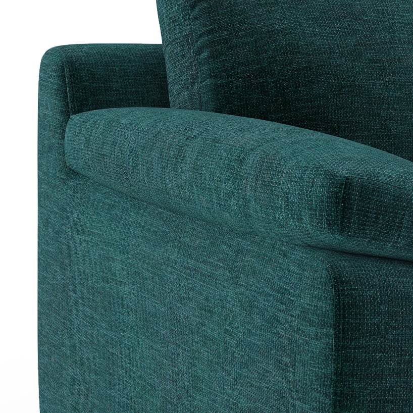 Esquel Sofa Set (Colour: Malibu Blue, Seater: 3+2+1)