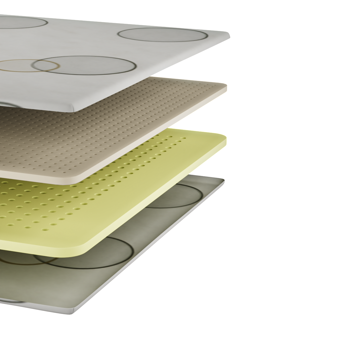 Drilled Air Cool Topper Latex 84X72