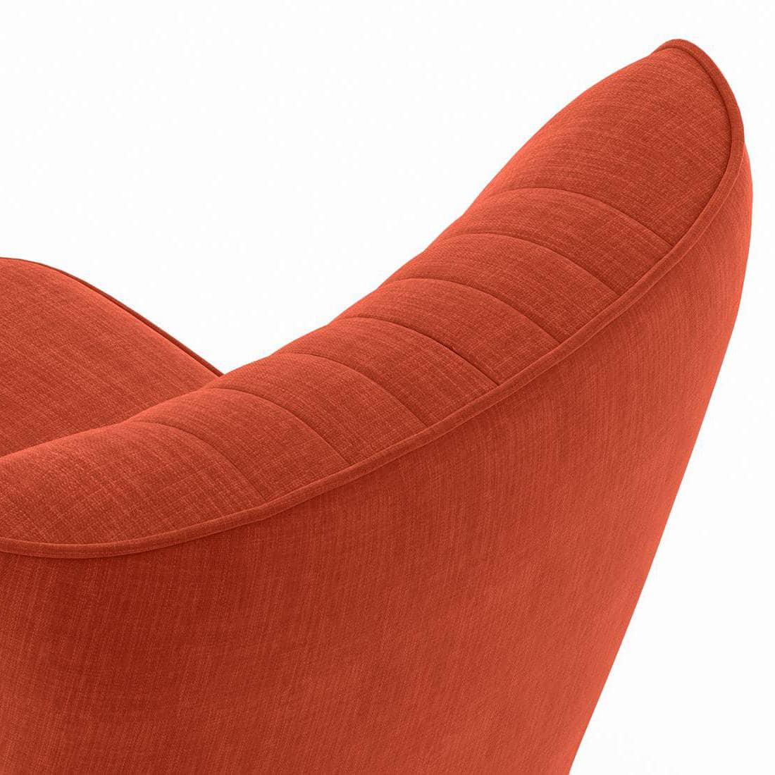 Grace Lounge Chair in Lava Colour