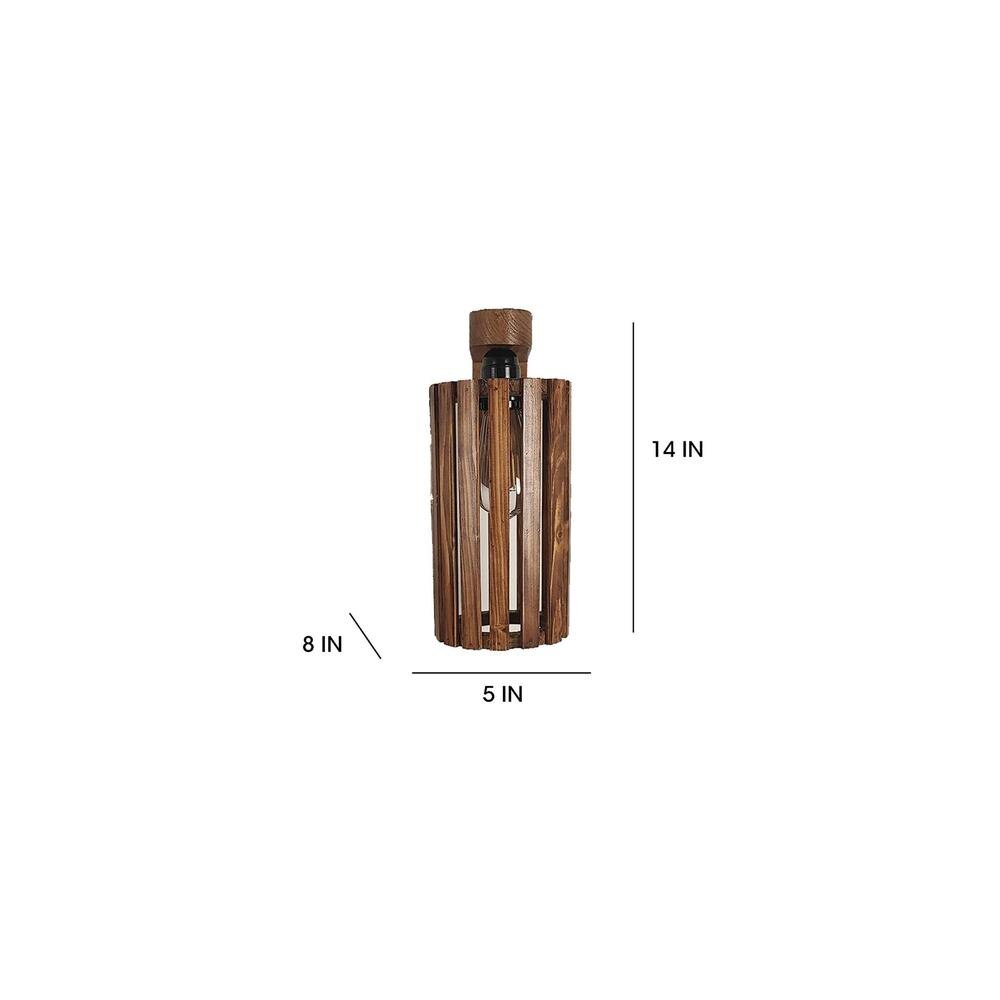 Casa Brown Solid Wood Wall Lights