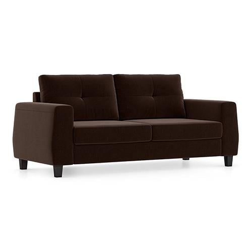 Edward 3 Seater Fabric Sofa (Dark Earth)
