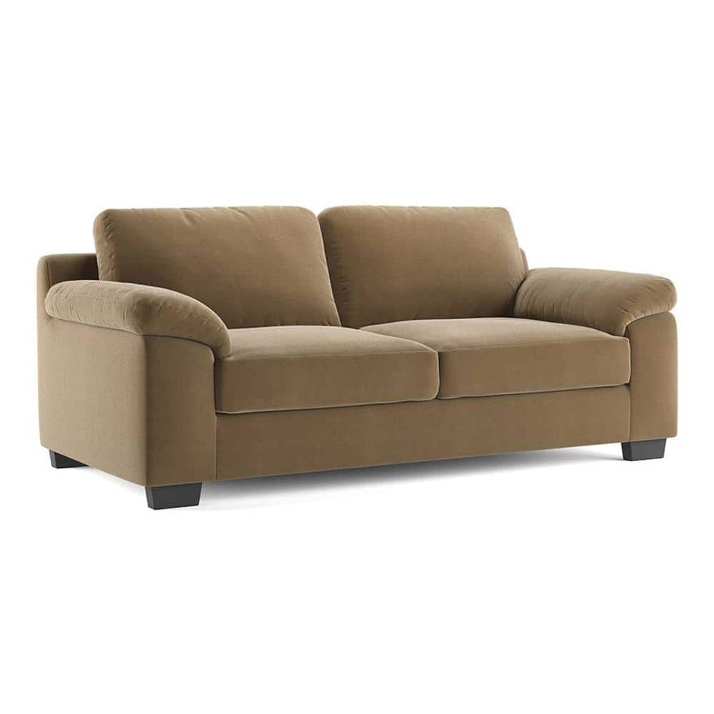 Esquel Sofa Set (Colour: Fawn Velvet, Seater: 3+2+1+1)