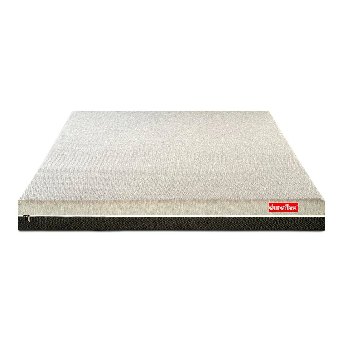 LiveIn Adapt - Roll Pack Mattress with 3 Interchangeable Firmness Layers (78 x 70 in, 5 Inches) - Duroflex