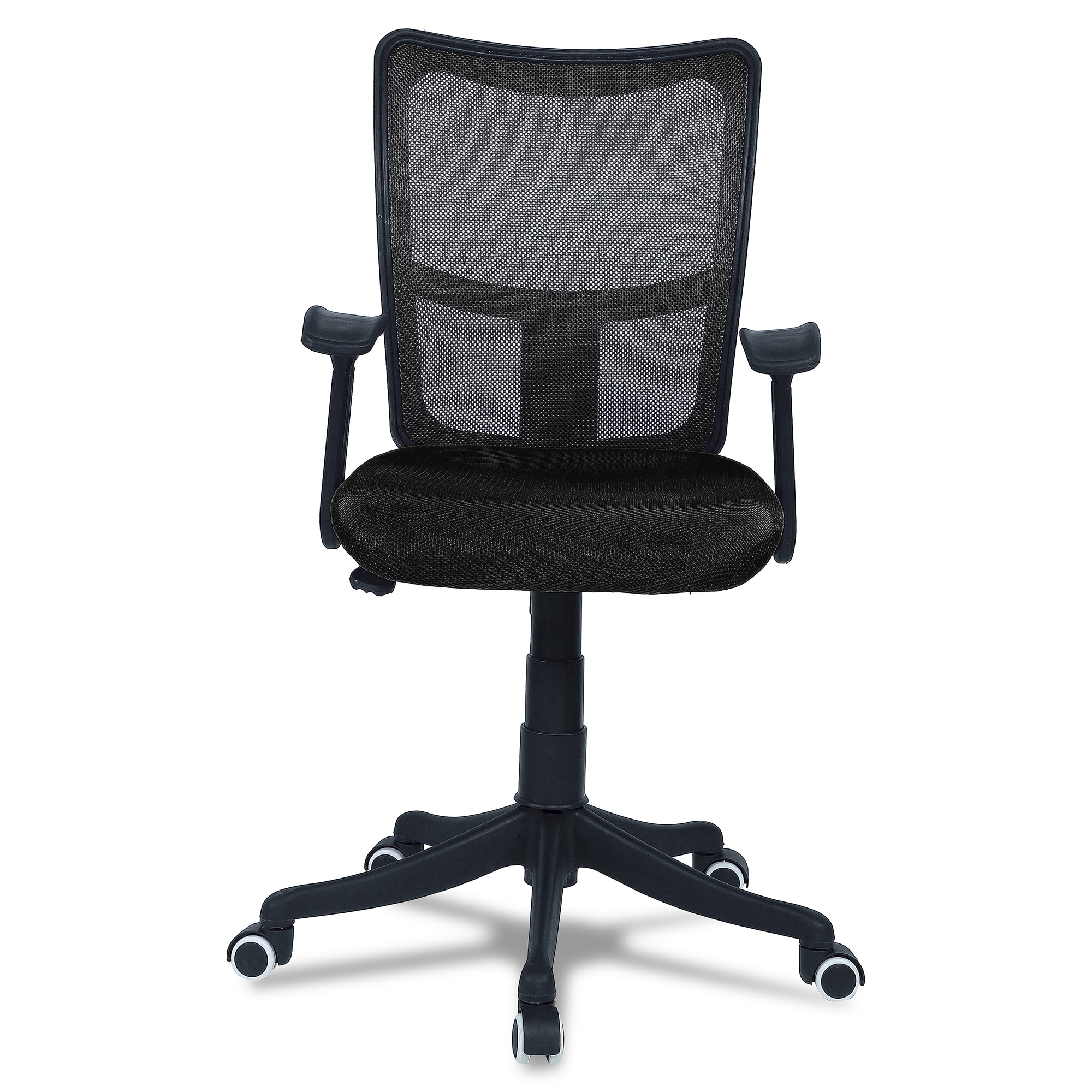 Eexcaeal Mid Back Ergonomic Chair in Black Colour