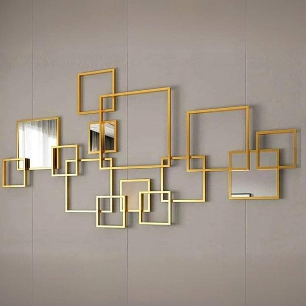 Urban Rectangular Abstract Metal Wall Art