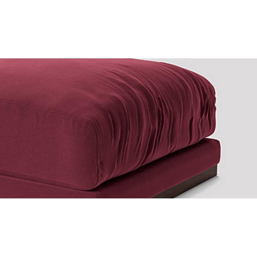 Denvar Ottoman Color in Maroon