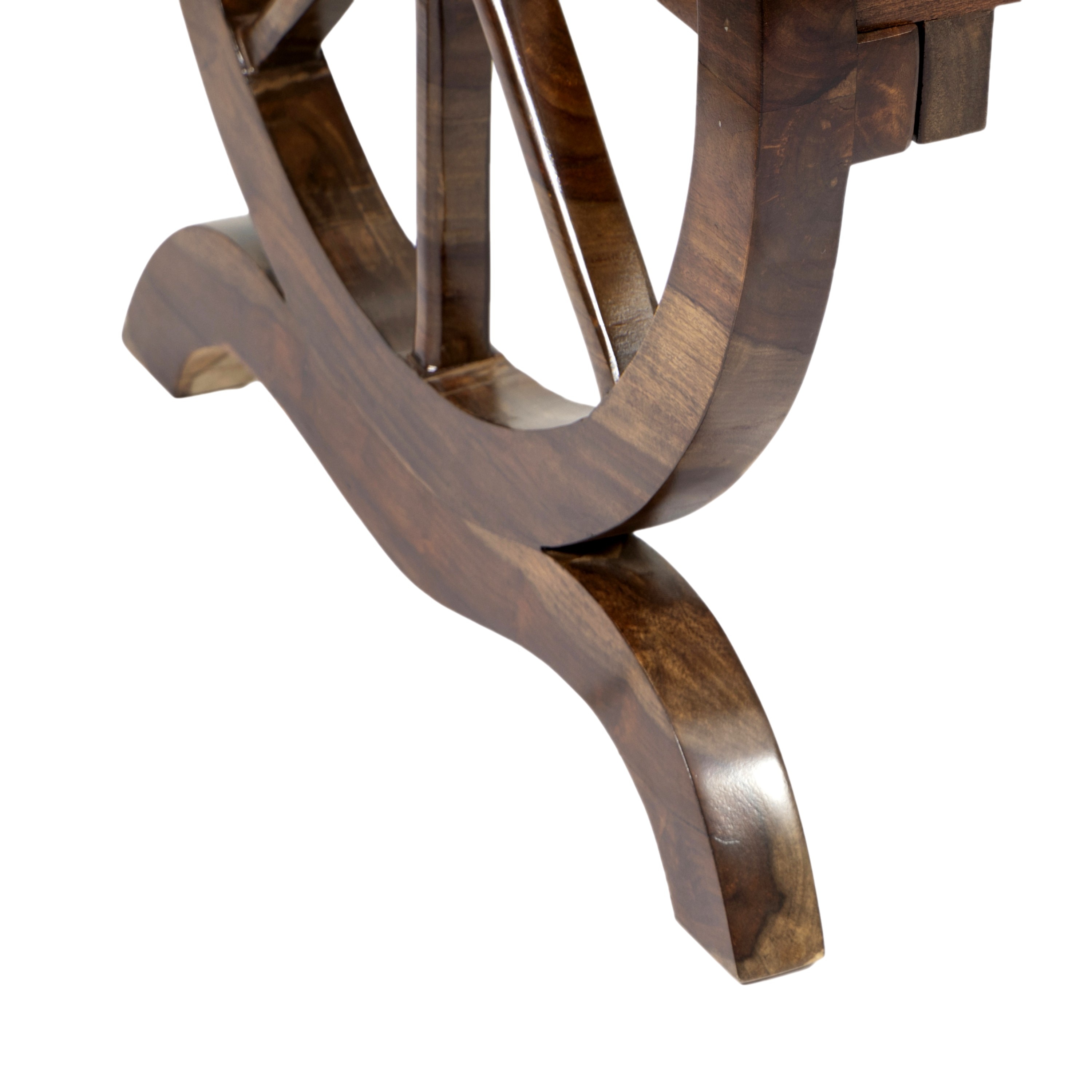 Oakmont Sheesham Wood Traditional 3 Seater Bench