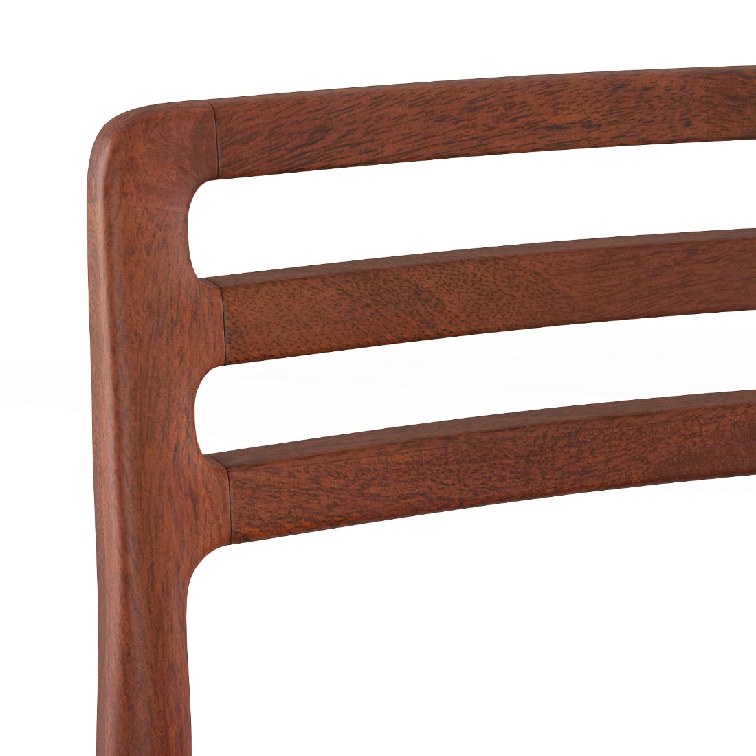 Dane Solid Wood Dining Chair Set of 2 in Honey Finish