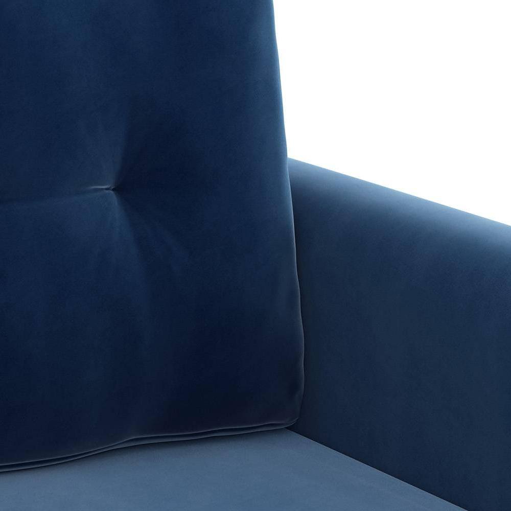 Winston 1 Seater Fabric Sofa (Marine Blue)