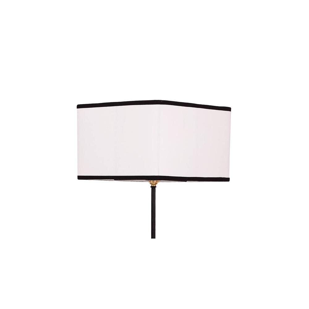 Drake Multicolour Cotton Shade Floor Lamp