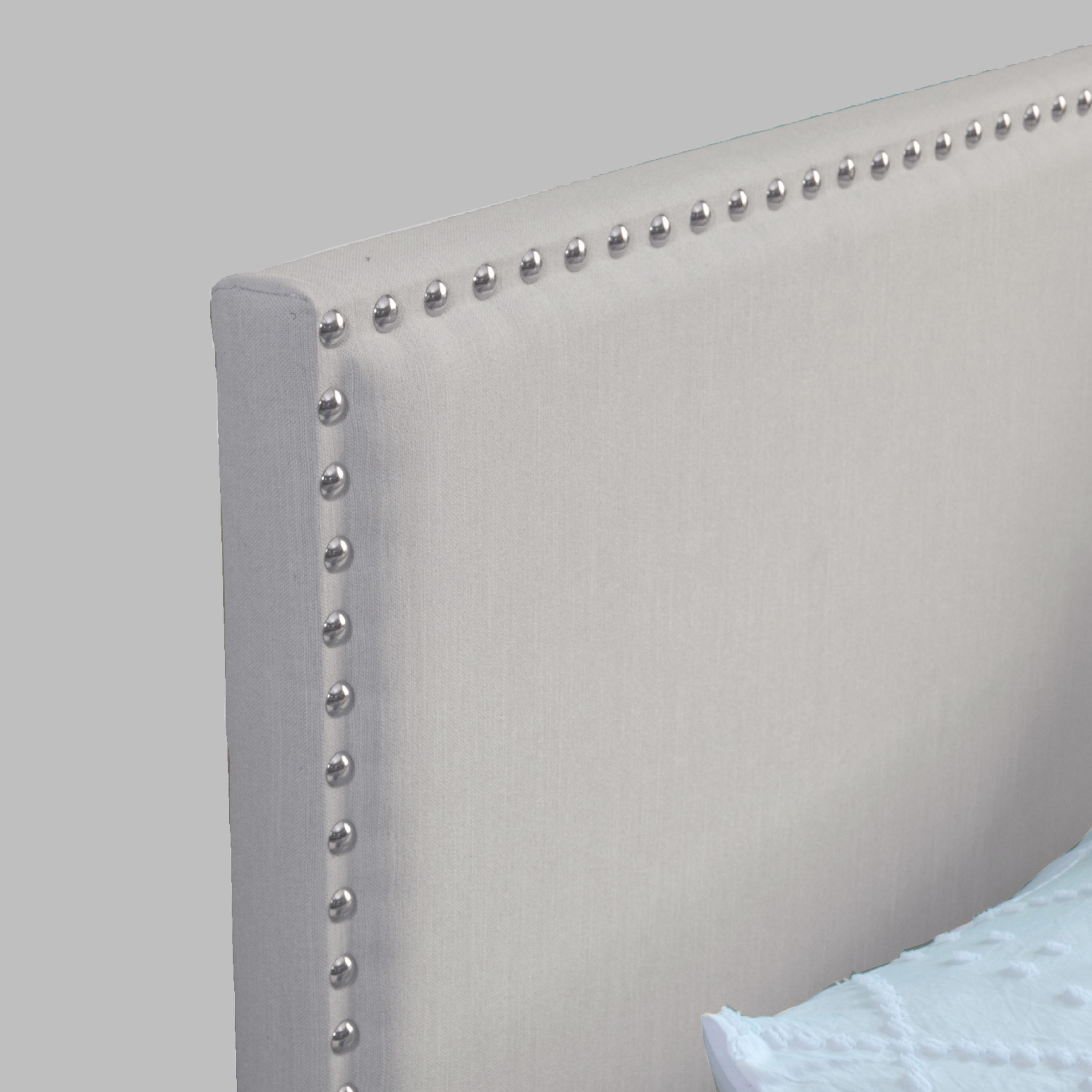 Yama Bed With Premium Leatherette Fabric Box and Half Hydraulic Storage - Queen Bed