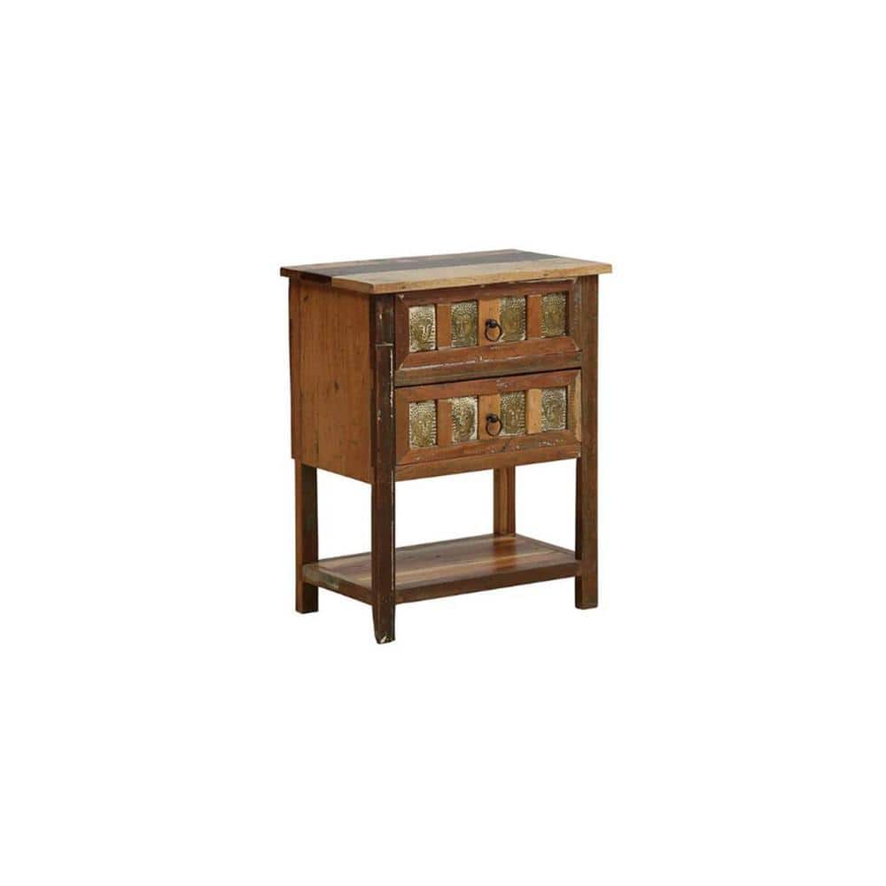 Shantay Bedside Table Distressed Finish