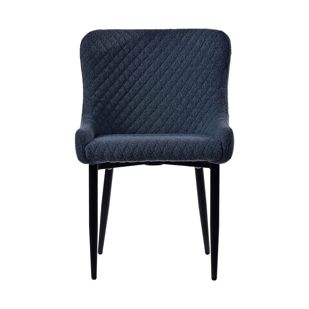 Loberona Fabric Dining Chair in Blue Colour - Living Shape