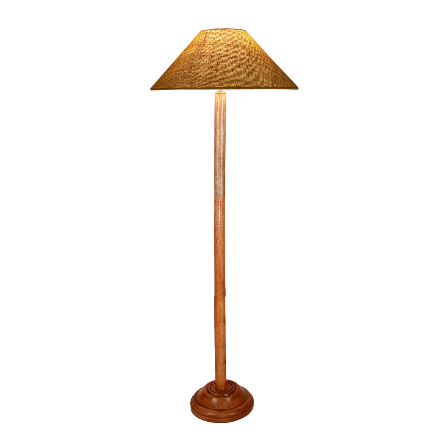 Devansh Wooden Foor Lamp