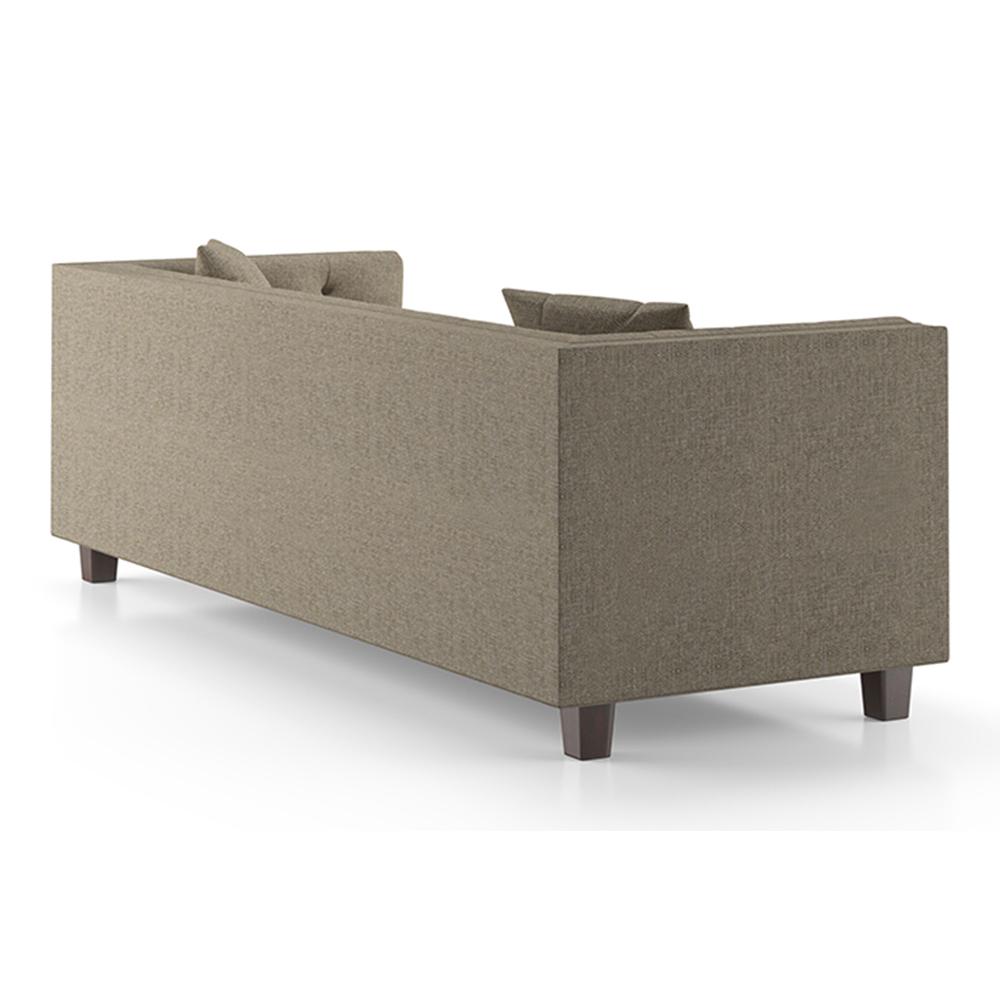Windsor Premium 3 Seater Fabric Sofa in Mist Brown Colour