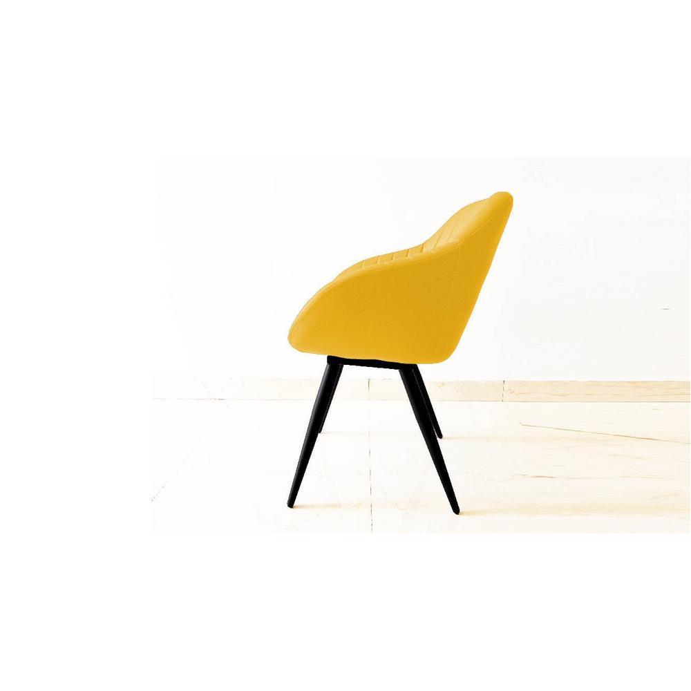 Happiness is Complimentary Dining Chair-yellow