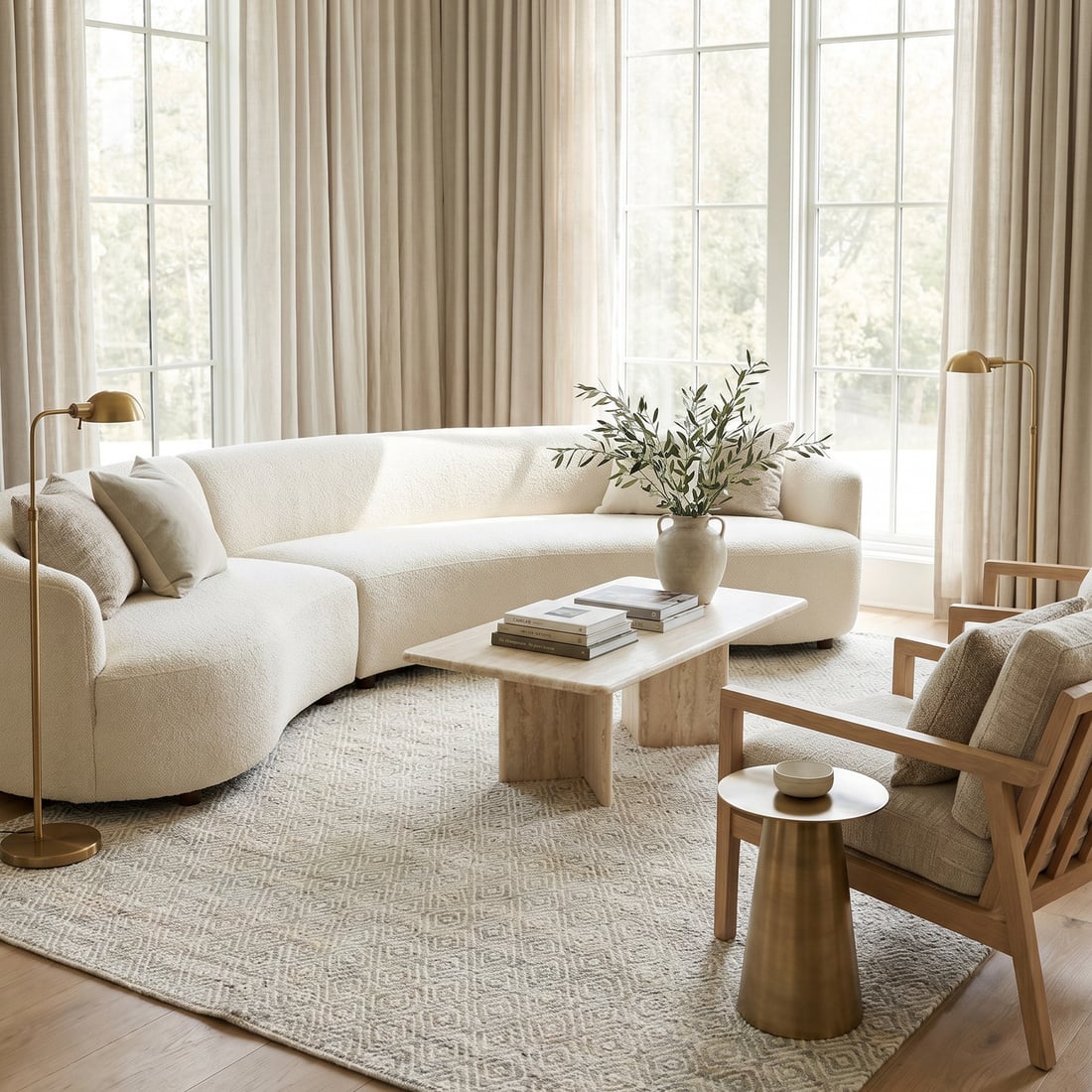 Jaipur Rugs Diamond Wool And Viscose 6x9 Feet Wasabi And Undyed White Dhurrie Carpet