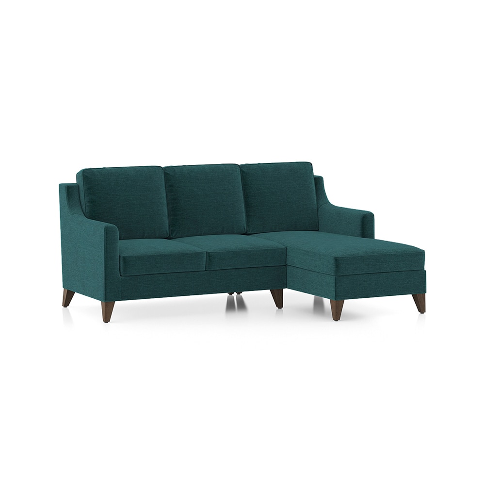 Abbey Sectional Sofa (Colour : Malibu, Cushion : Soft, Seater : Right Aligned 2 Seater + Right Aligned Chaise)