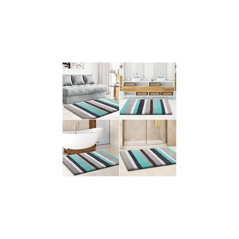 Bathmat 2500 GSM Microfiber Anti Skid Slip Water Absorbent Machine Washable and Quick Dry Italia Mats for Bathroom, Kitchen, Entrance