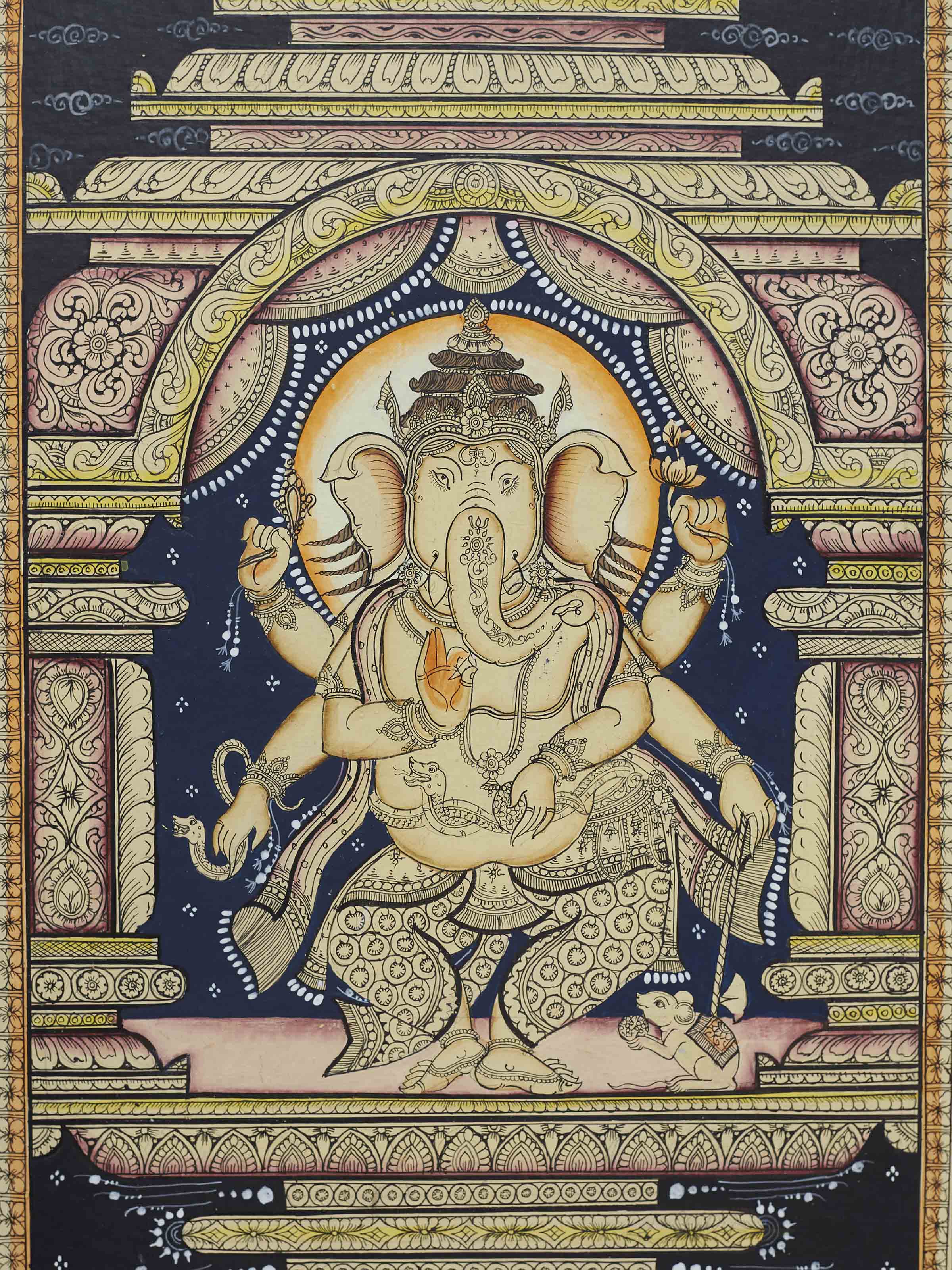 Ganesha Pattachitra Painting