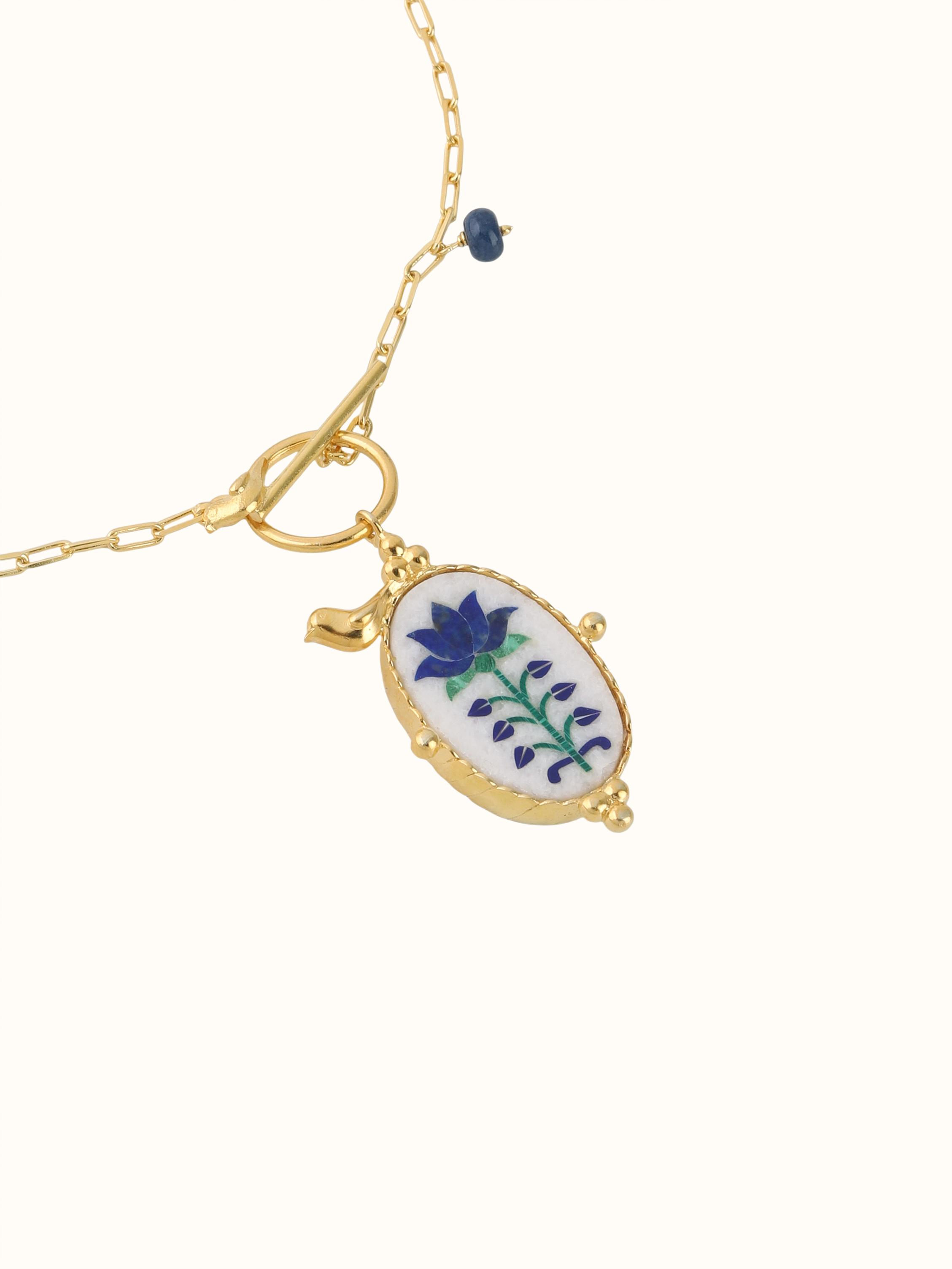 Parchinkari Silver Pendant & Chain