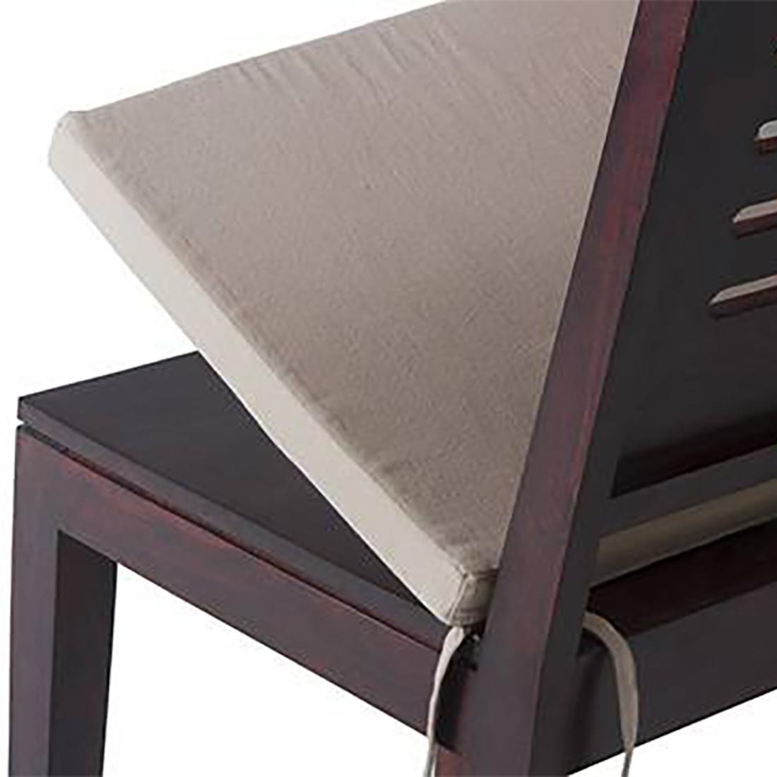 Puco Seat Cushions Set of 2 in Wheat Brown Colour