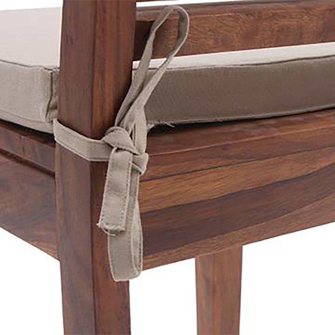 Puco Seat Cushions Set of 2 in Wheat Brown Colour