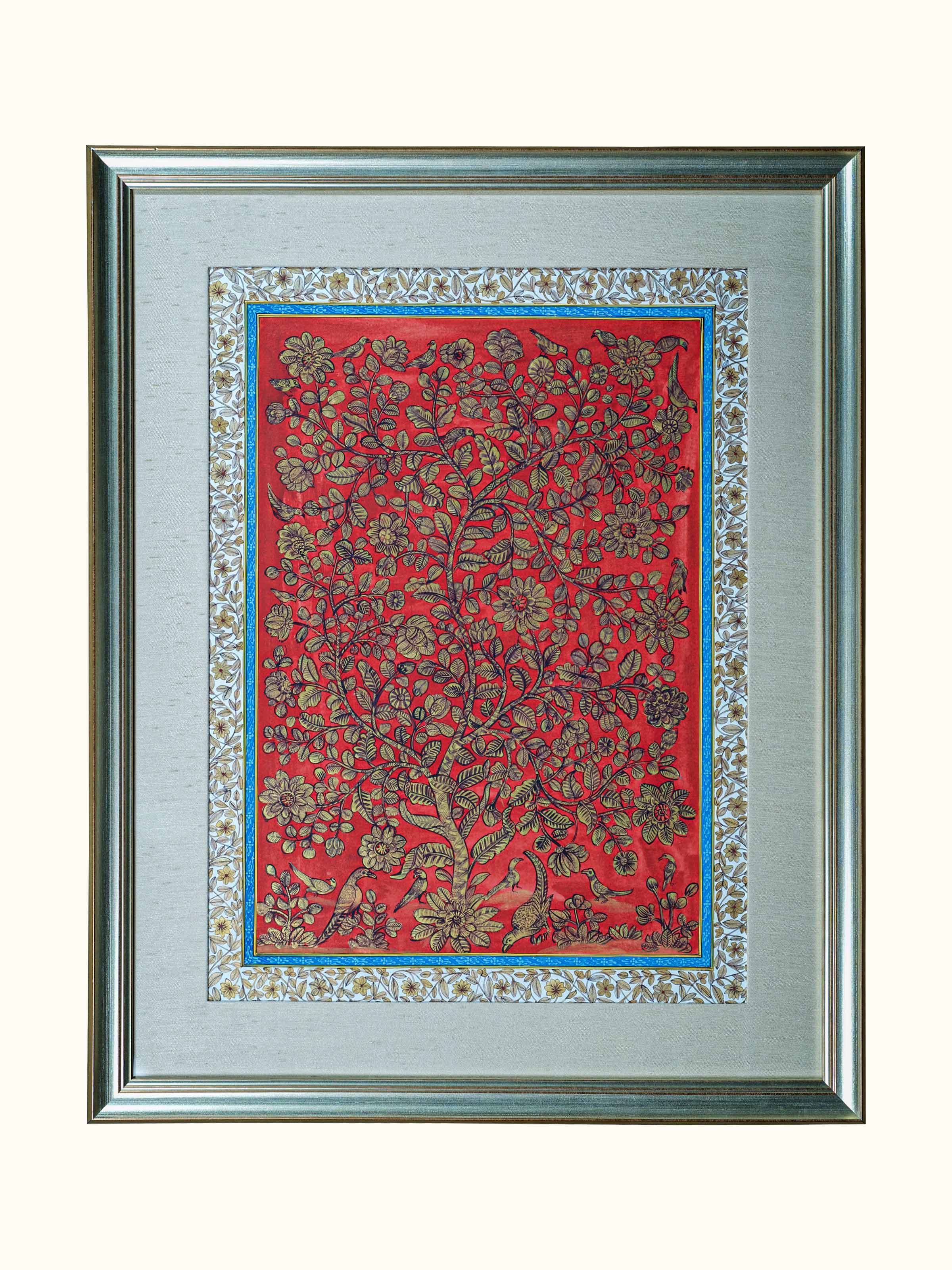 Tree with Birds Miniature Painting