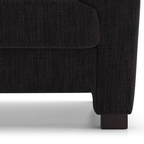Farina Premium 2 Seater Fabric Sofa in Graphite Grey Colour