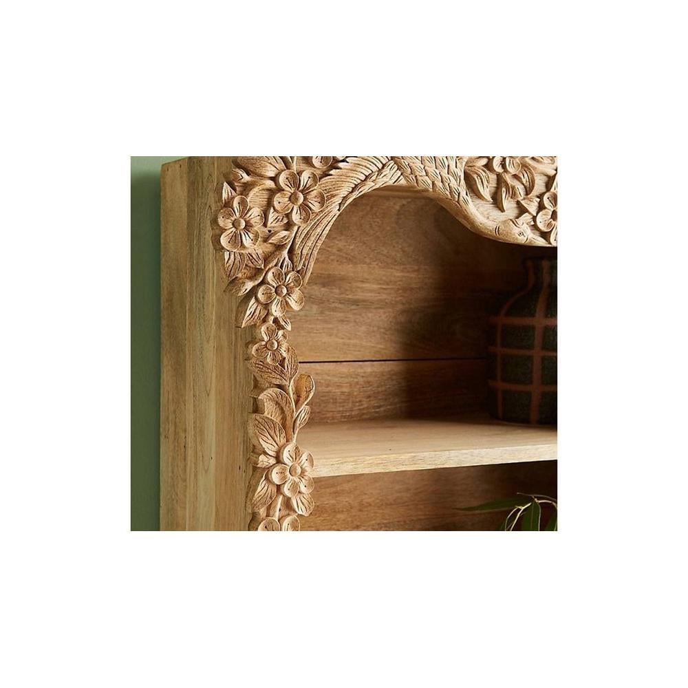 WOODENMOOD Rectangular Wall Rack