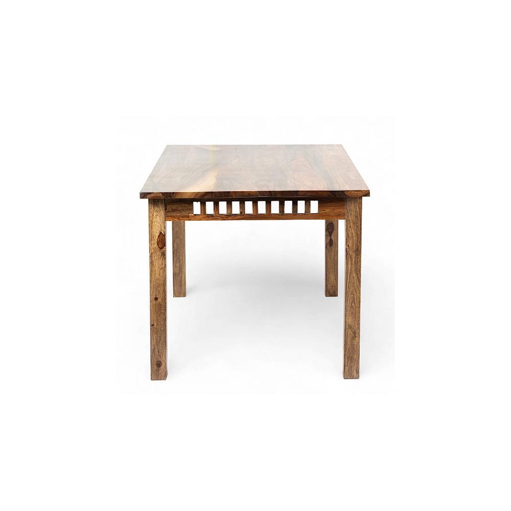 Oakmont Sheesham Wood Accent 6 Seater Dining Table Set