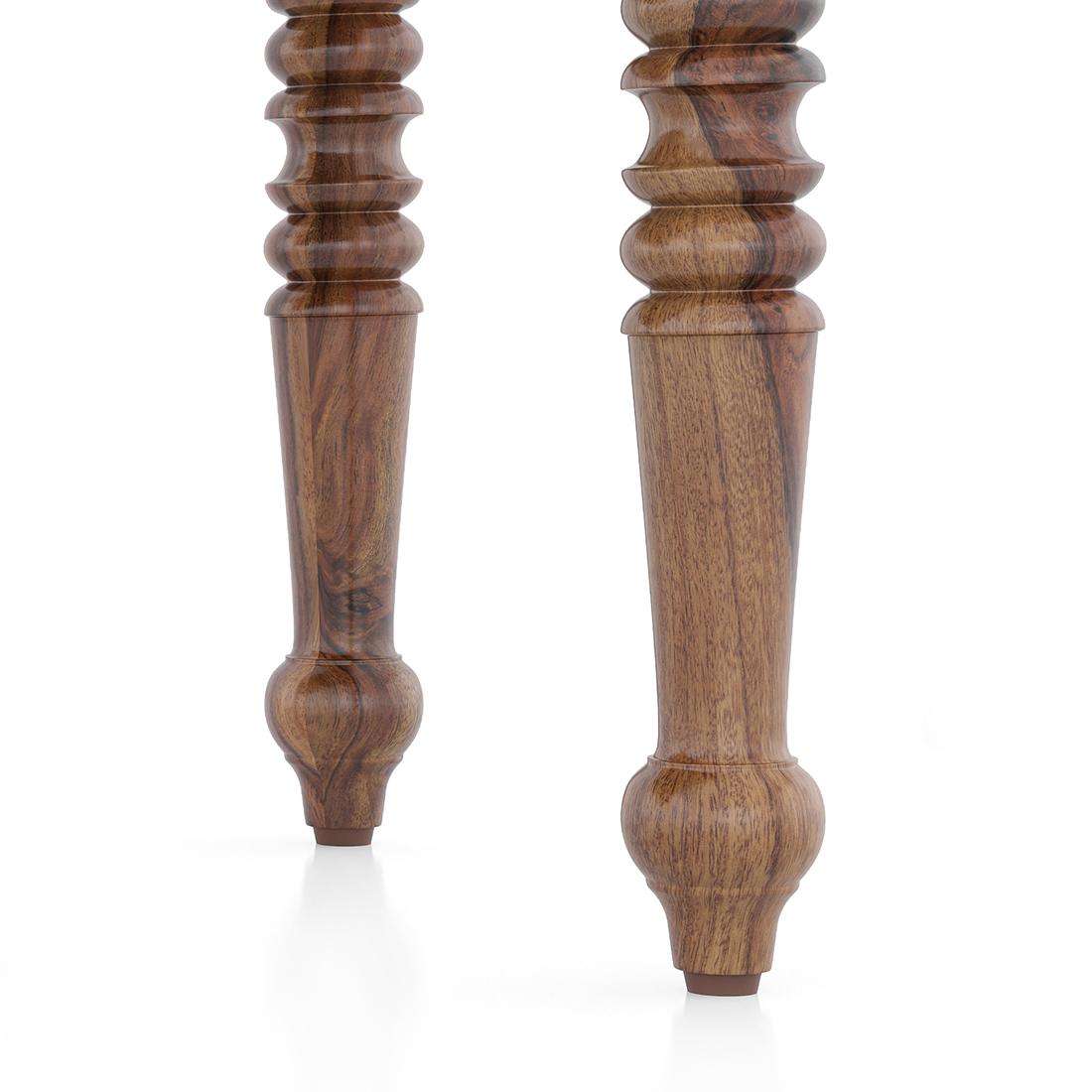 Bunai Solid Wood Bench In Teak Finish
