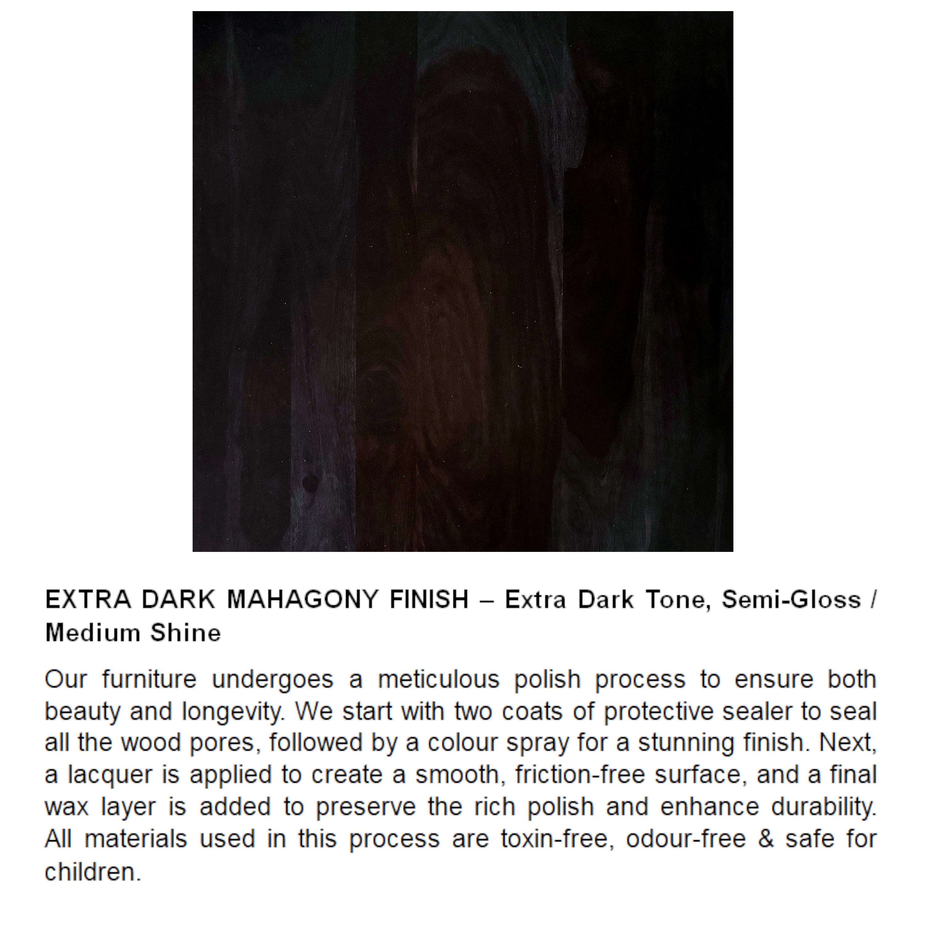 Turin Coffee Table - Dark Walnut Finish