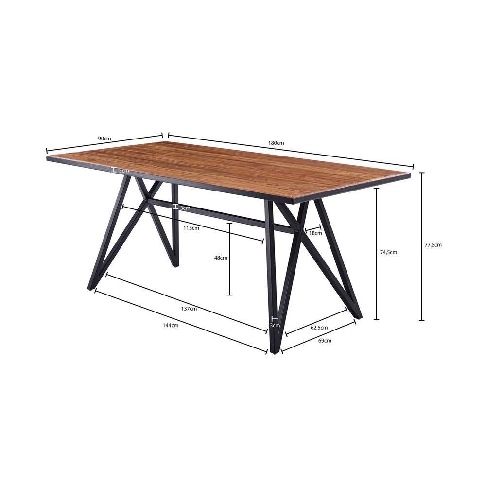 Iain 6 Solid Wood Dining Table