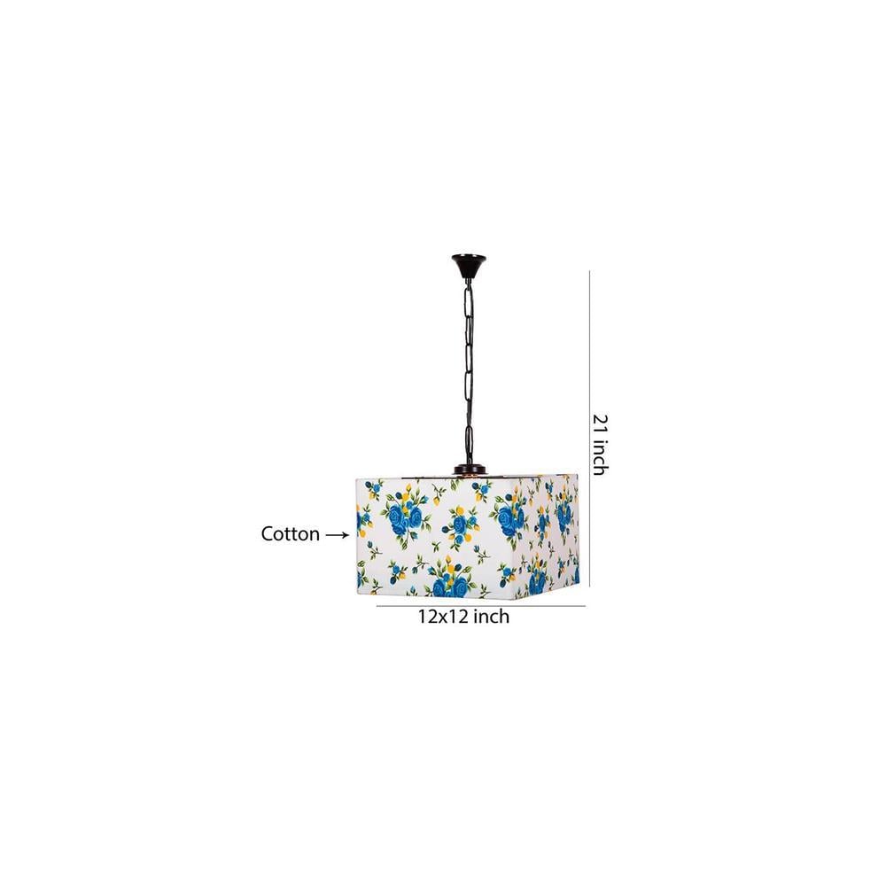 Jalen Multicolor Fabric Hanging Light