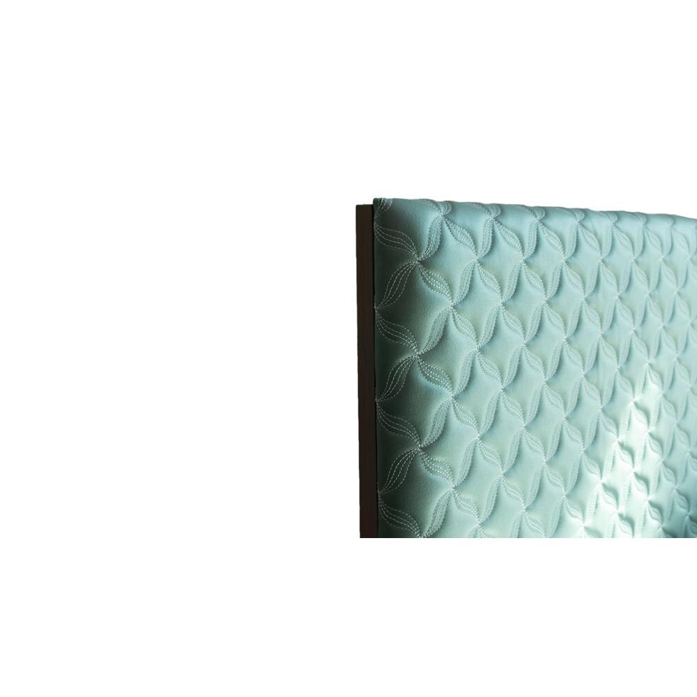 Nirodhah Engineered Wood Queen Size Bed In Walnut Finish