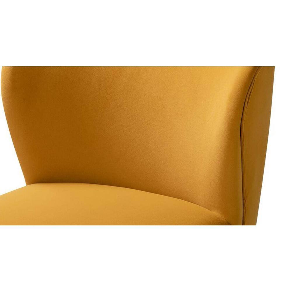 Rabel Accent Chair in Yellow Colour