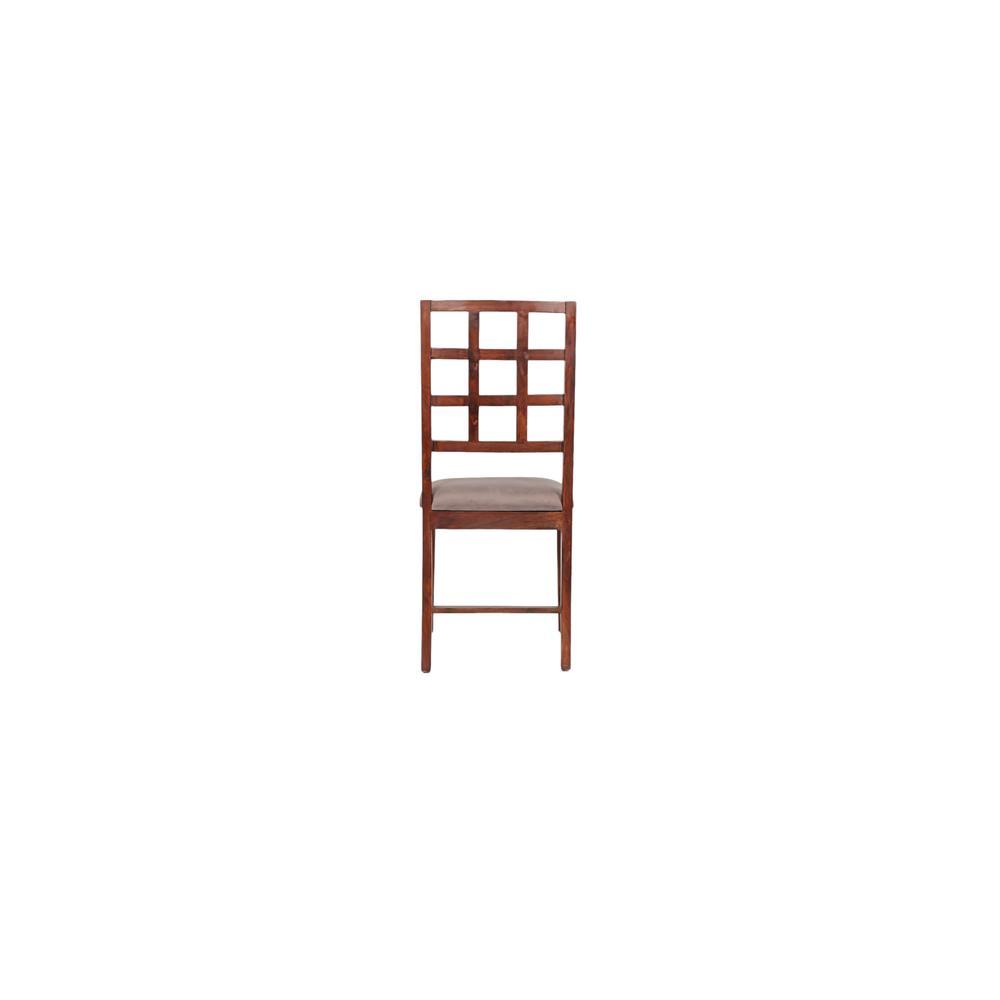 galician solid wood  dining chair in  Provincial Teak