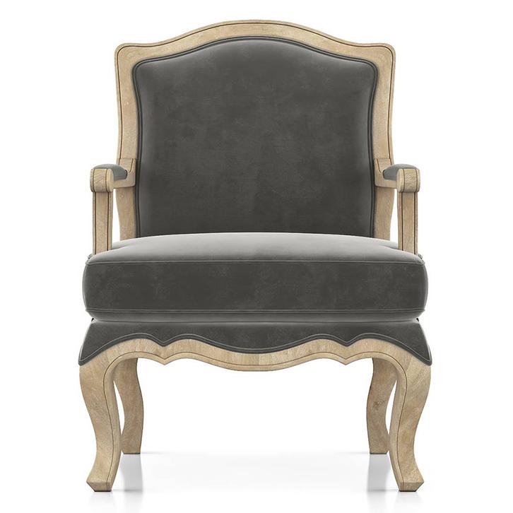 Helena Lounge Chair in Grey Colour