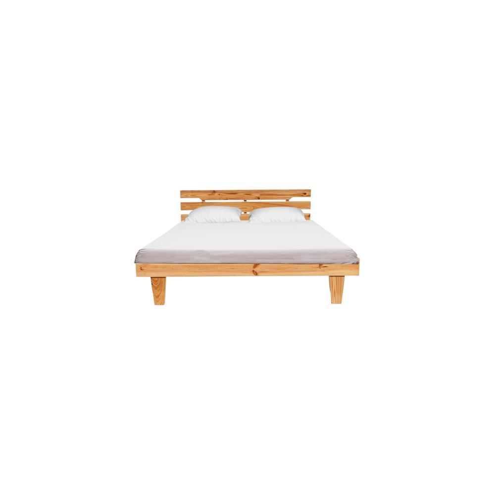 Hensley Solid Wood Non Storage Bed In Natural Finish Finish