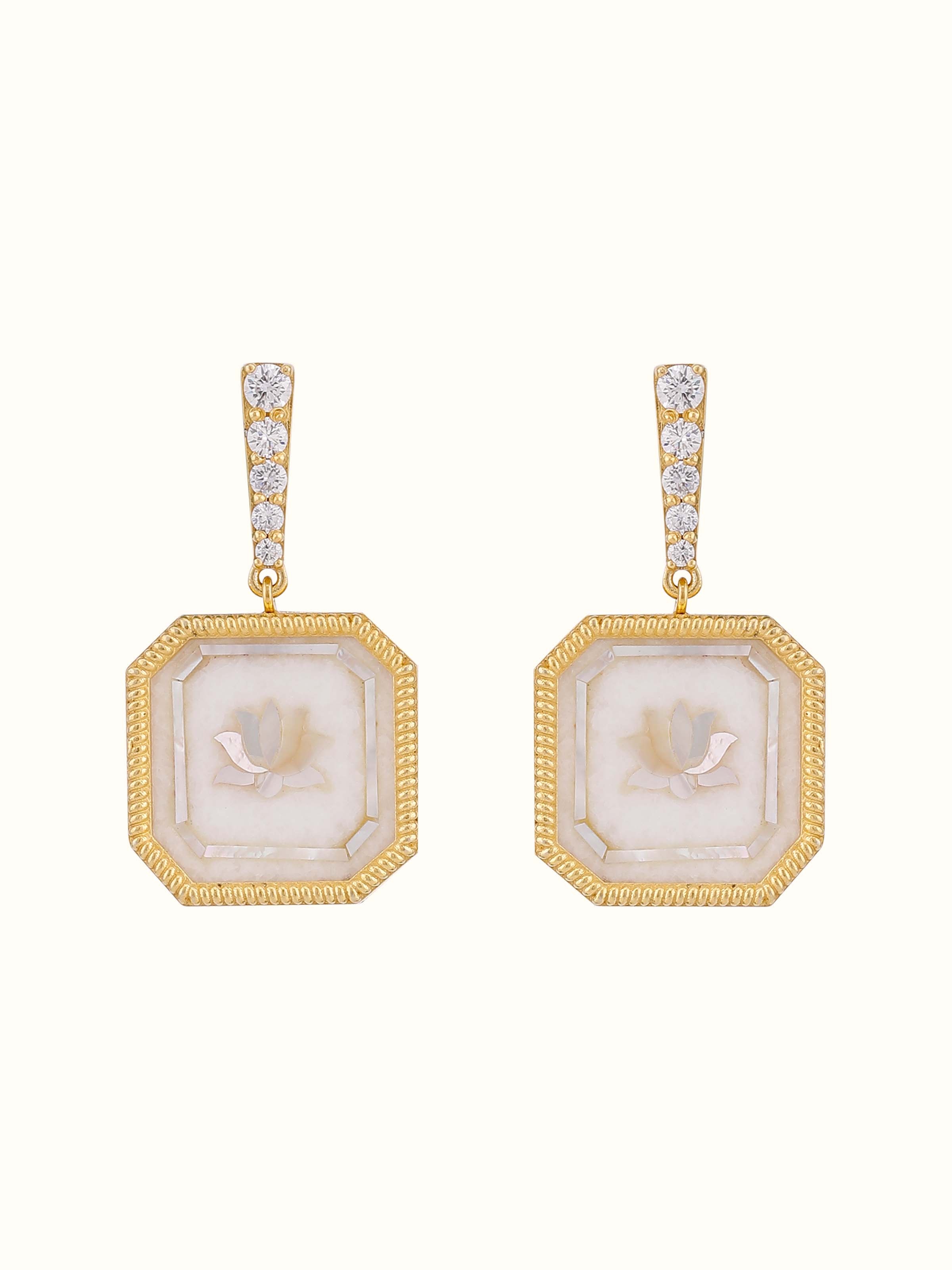 Parchinkari Silver Drop Earrings