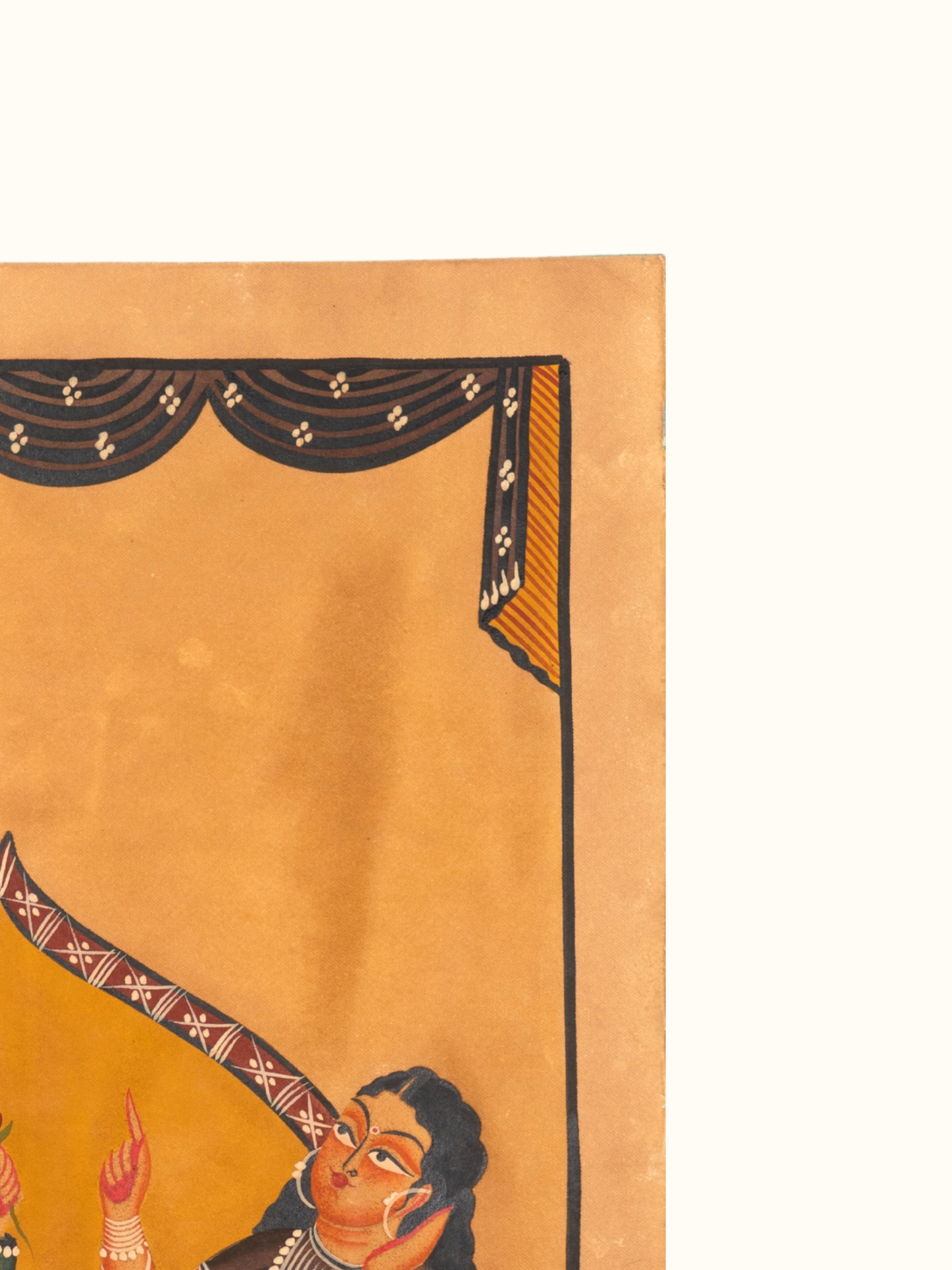 Bottom view of Hand Block Print Fabric Pallet Set