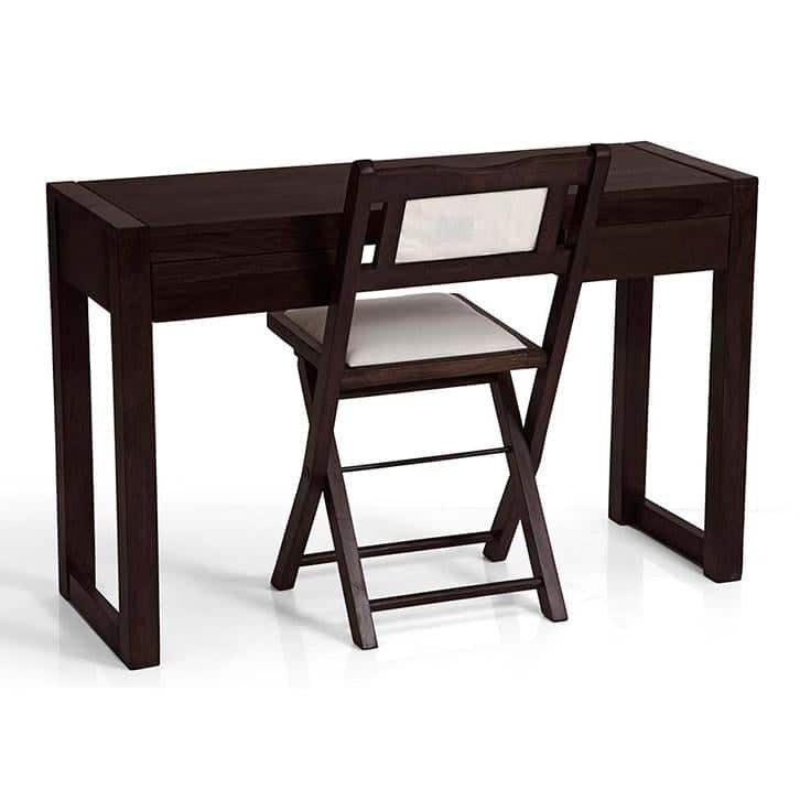 Austen Solid Wood Study Table in Mahogany Finish