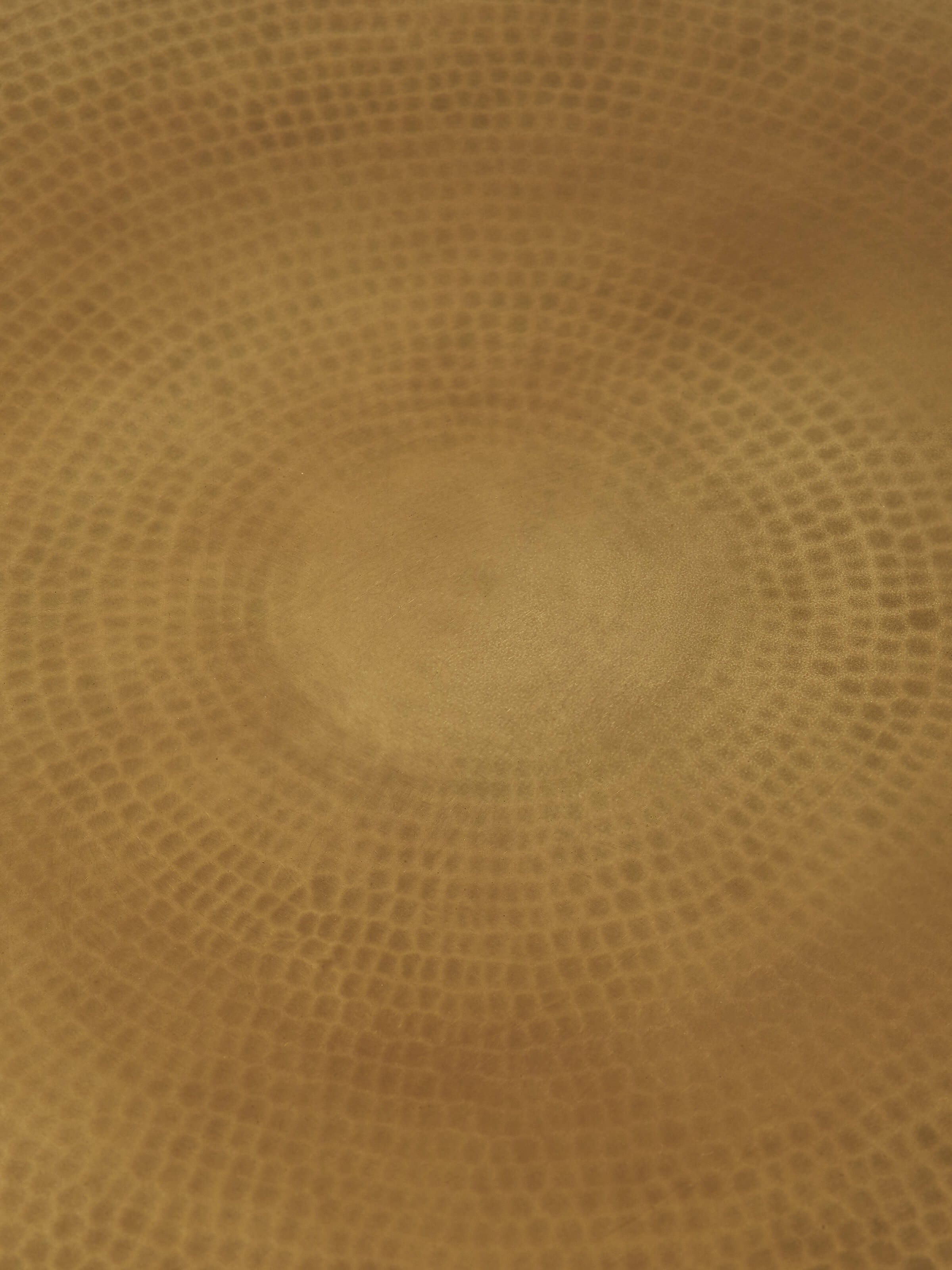 Detail shot of Cone Brass Thathera End & Side Table