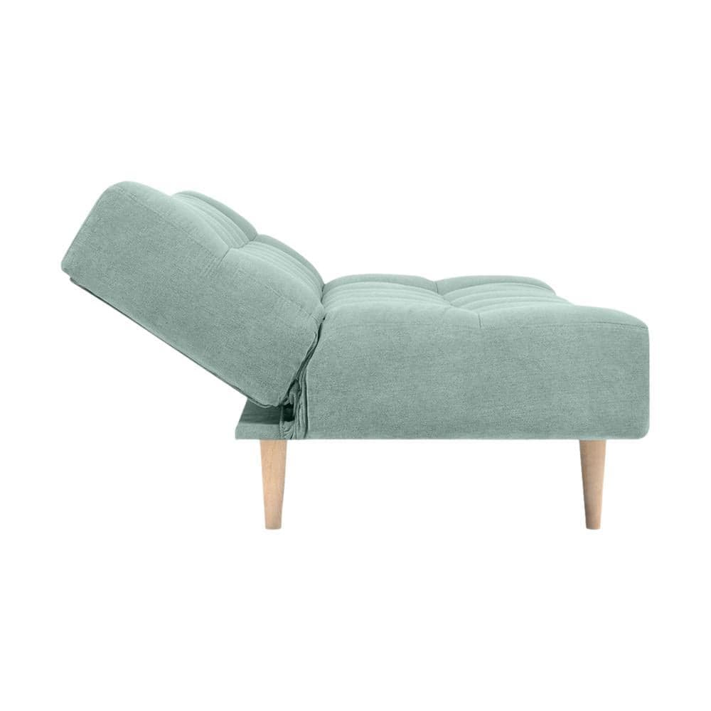 Ofra 3 Seater Sofa Cum Bed In Baby Blue Color