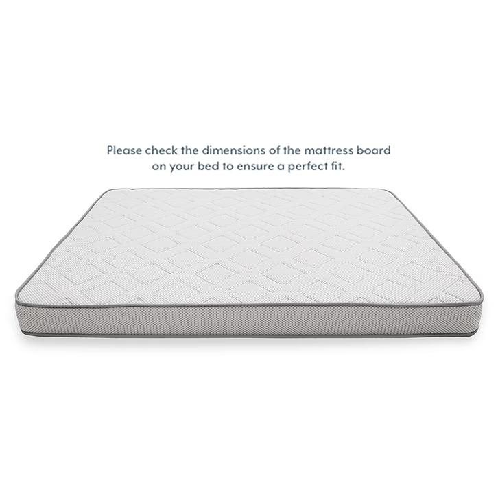 Theramedic Memory Foam Queen Size Mattress with Latex (Mattress Thickness : 6 Inches, Mattress Dimensions : 78 x 60 in)