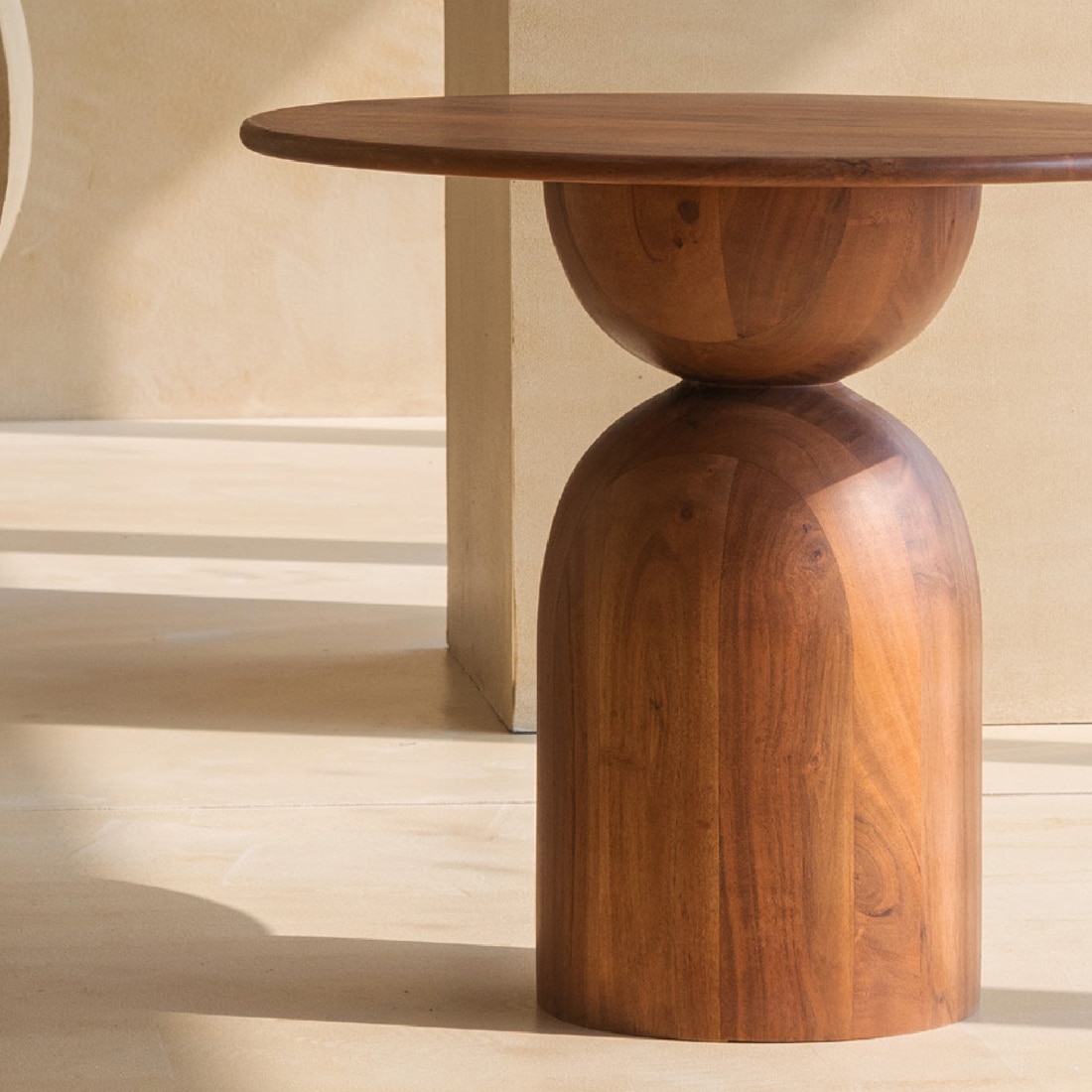 Abacus Wooden Side Table