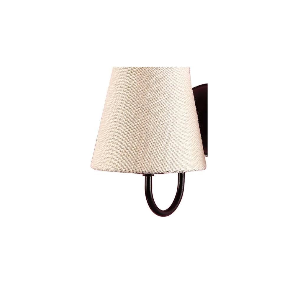 Etha White Natural Fiber Wall Light
