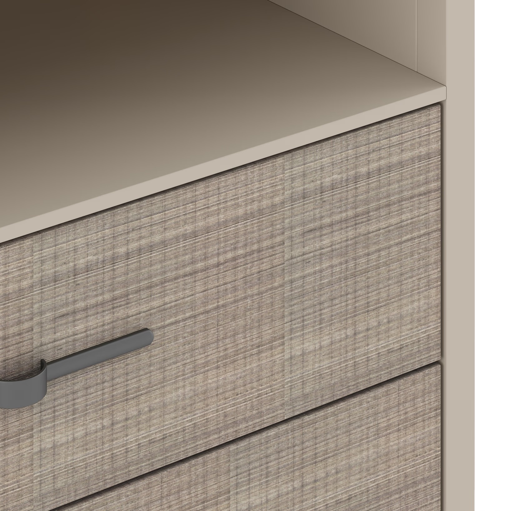 Valeria Upholstered Hydraulic Storage King Bed with 1 Bedside Table