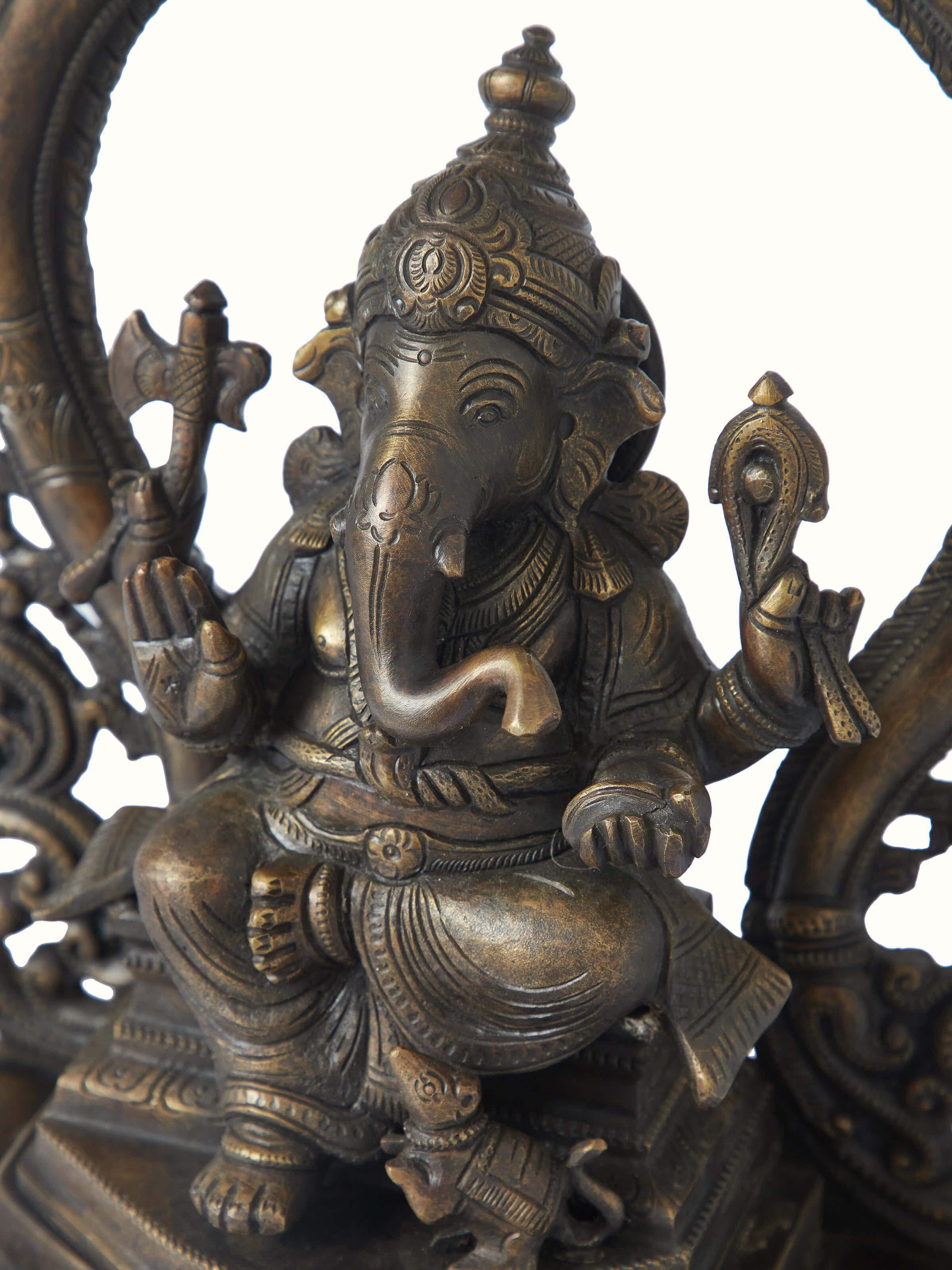 Polished Bronze-cast Diya